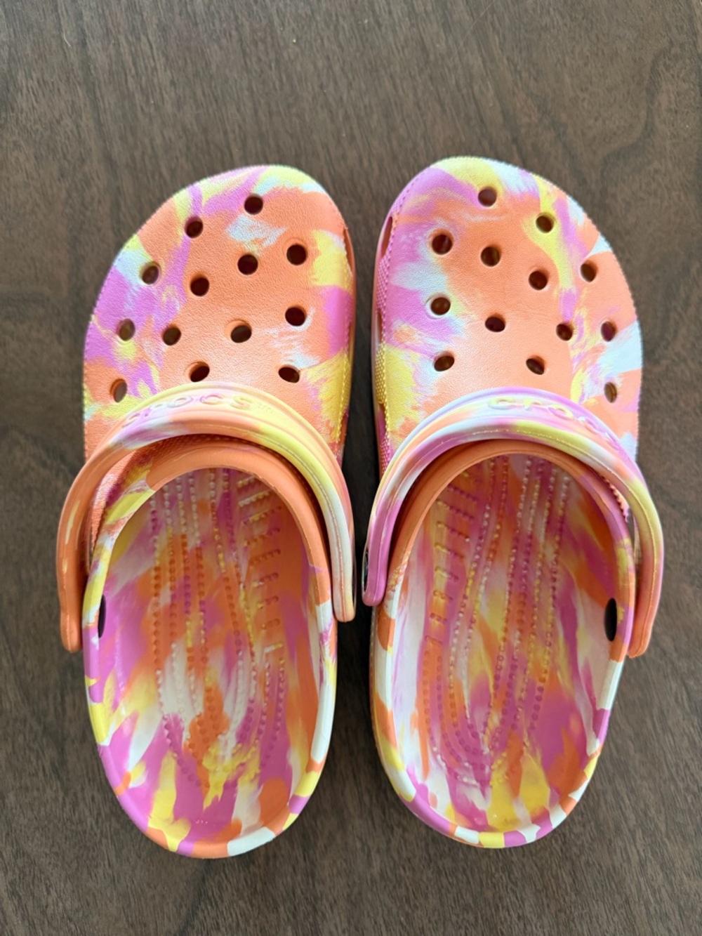 Women’s Crocs Classic Marbled Papaya / Multi Size 8